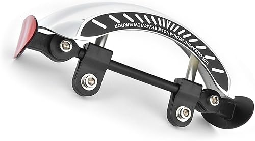 Miniatura 2 de Espejo retrovisor de gran angular para motocicleta, espejo retrovisor de motocicleta, espejo de escaneo de arco, vista de 180 grados, montaje en