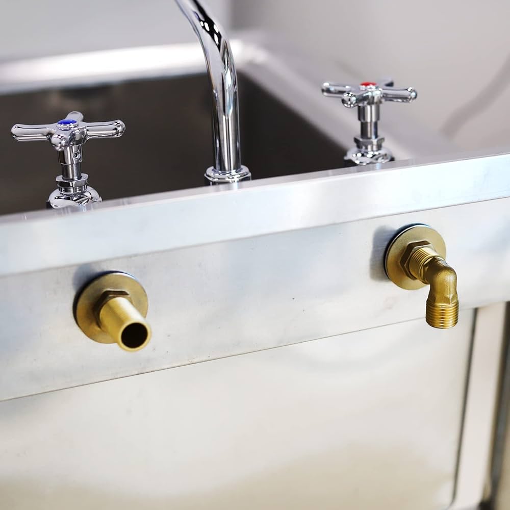 Amazon.co.jp: NETISR 業務用蛇口取り付けキット 壁取り付け取り付け