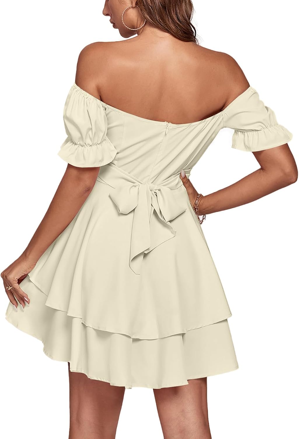 LYANER Women's Off Shoulder Casual Dress image 2