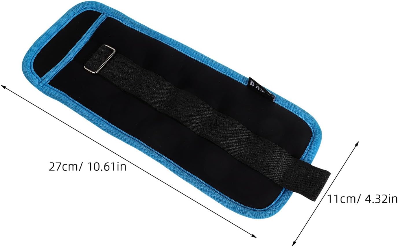 Adjustable Ankle Weights 1kg (0.5kg×2) Multi-function Running Leg and Arm Weights with Strap for Fitness Training, Yoga, Dance, and Strength Exercises