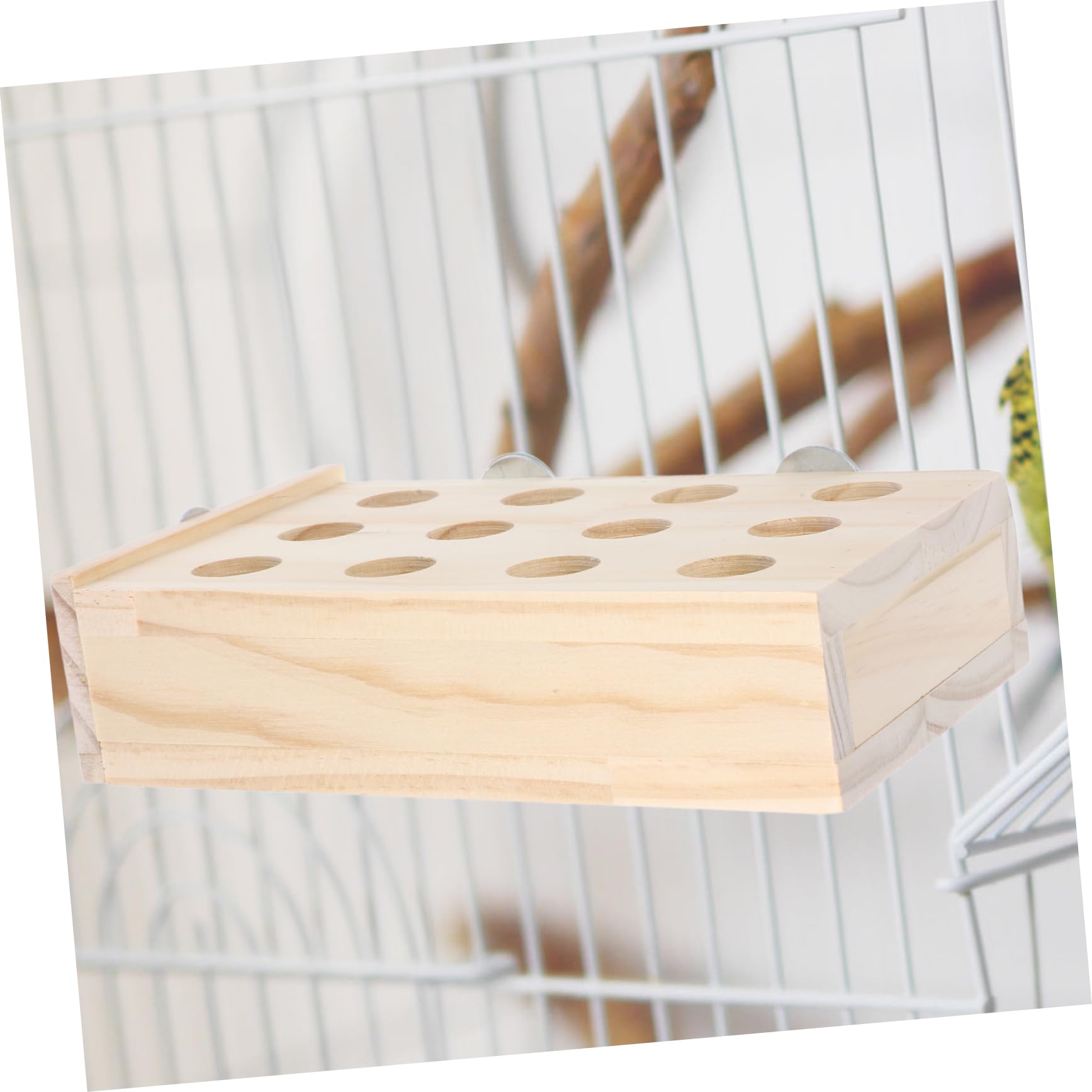 BESPORTBLE 5 Pièces Jouet de Recherche de Nourriture Perroquet Jouets pour déchiqueter Les Oiseaux à mâcher Bloc Oiseau de déchiquetage d'oiseaux en Bois s d'oiseaux
