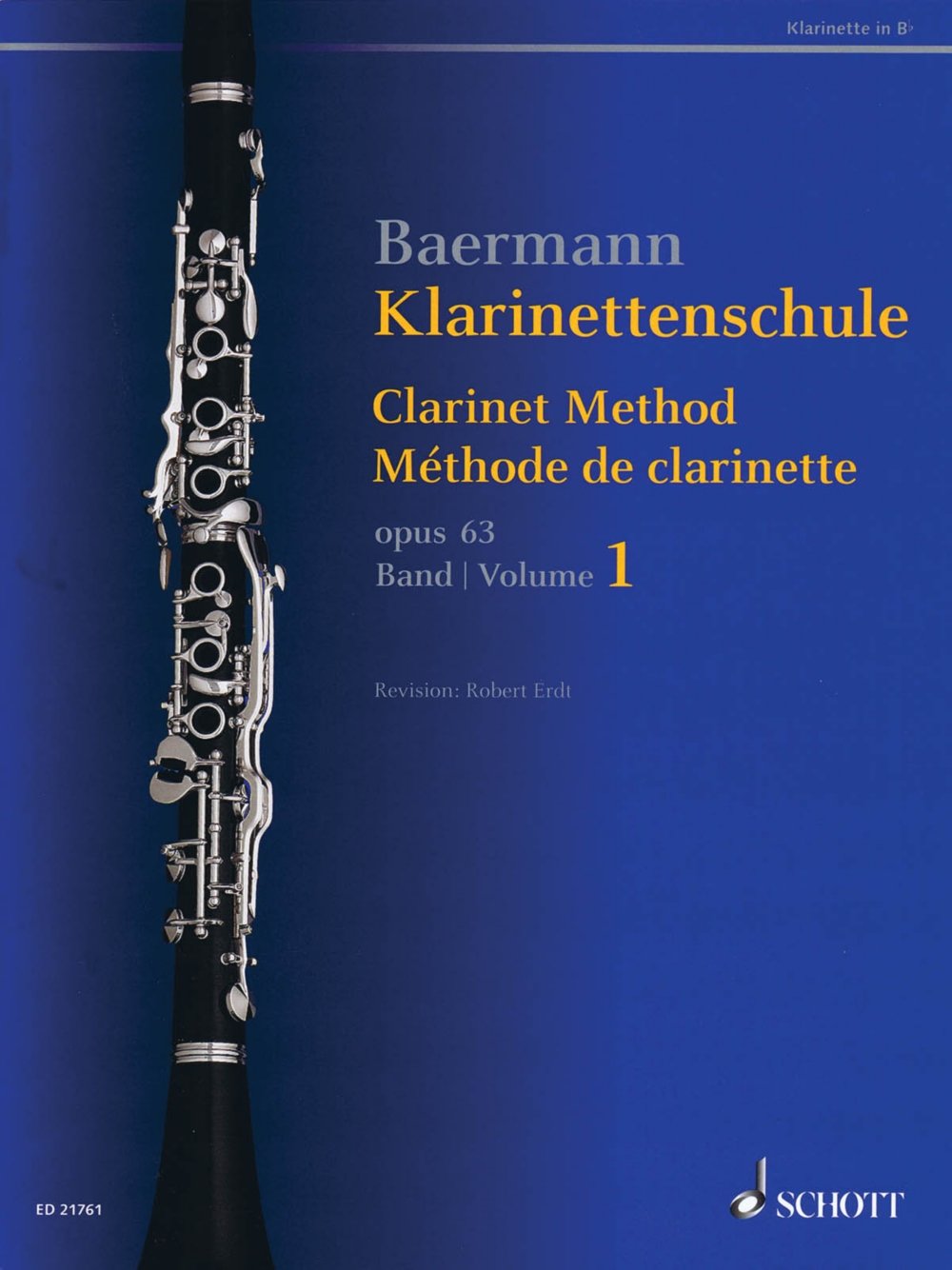 Clarinet Method Op. 63 Vol.1: No. 1-33: Nos. 1-33