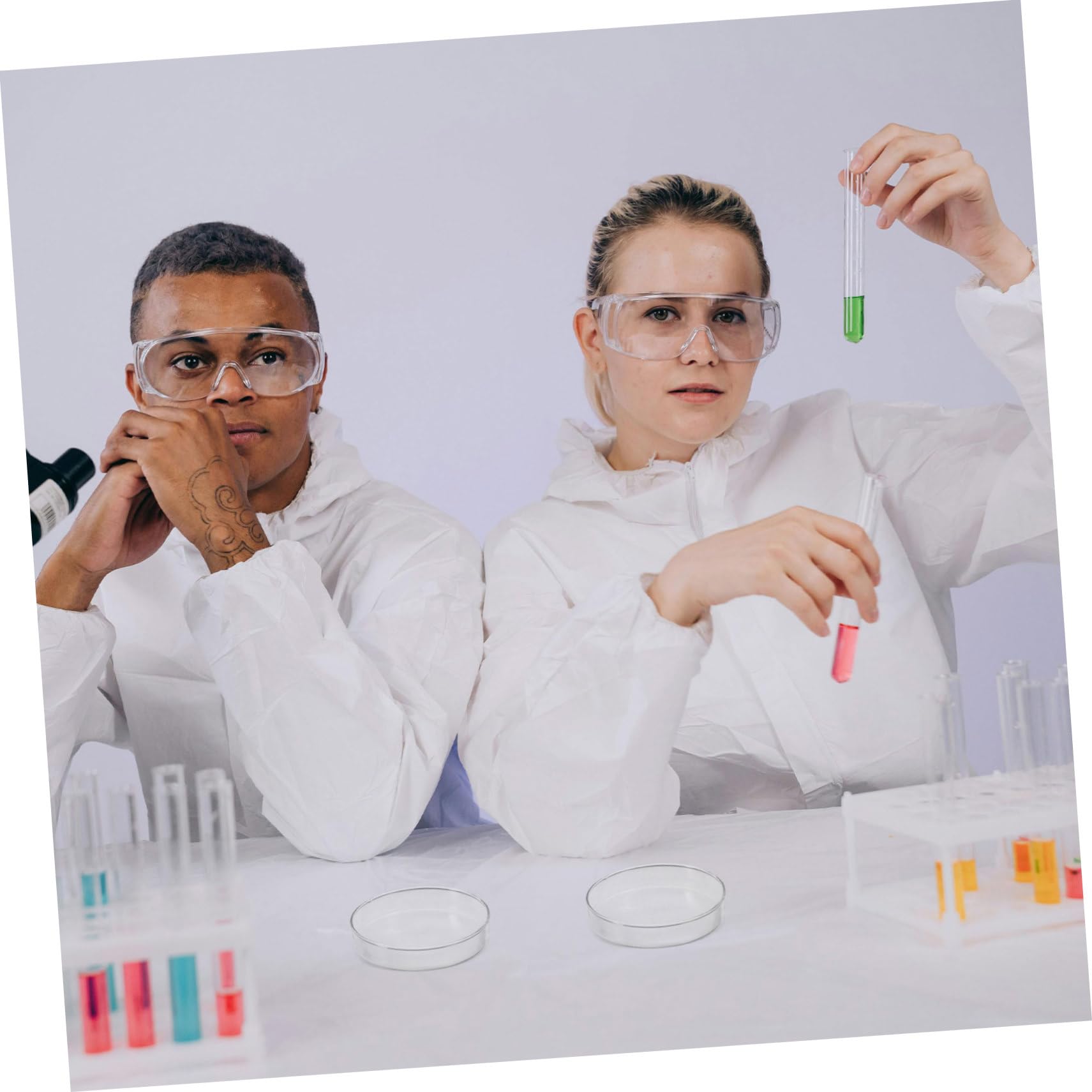 GLEAVI 5 Piastre Di Petri Per Tissutali Piastre Di Petri Trasparenti Per Laboratorio Scientifico Da