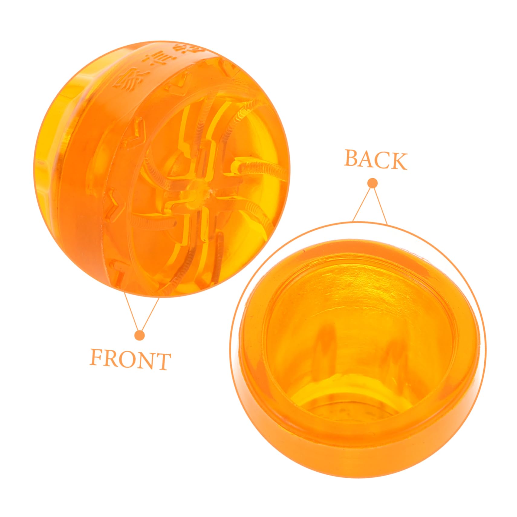 BUTIFULSIC 6pcs Crutch Pads Walking Stick Cane Tips Pads for Crutches Crutch Tips Cane Feet Replacement Trekking Poles Anti-Skid Tip Crutches Pads Crutch Feet Sleeves Rubber Orange