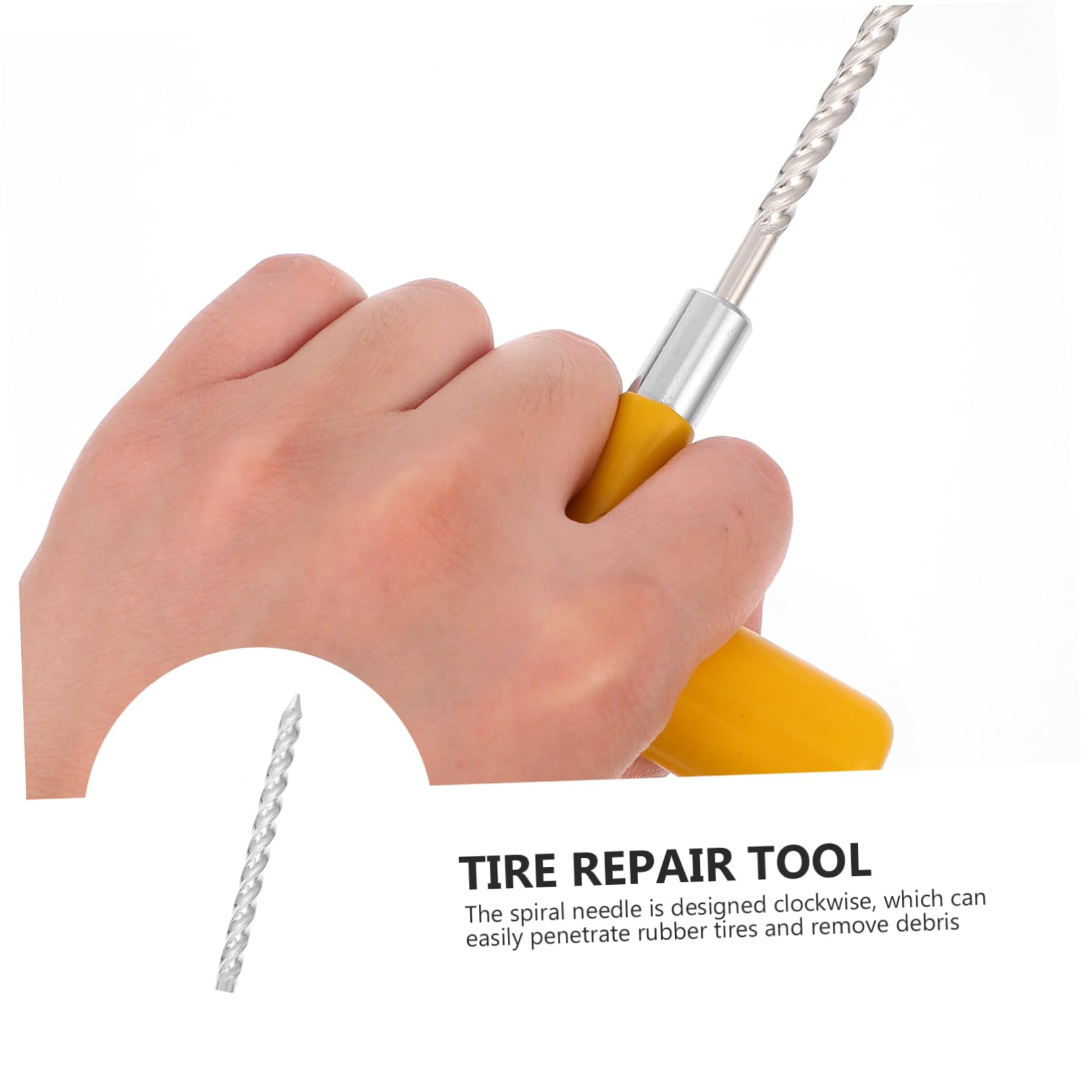 Kit de Reparación de Neumáticos Portátil de Emergencia 100 Piezas | Acero, Goma, Aleación de Aluminio y Plástico, Ligero y Portátil, para Reparación de Coche Momento