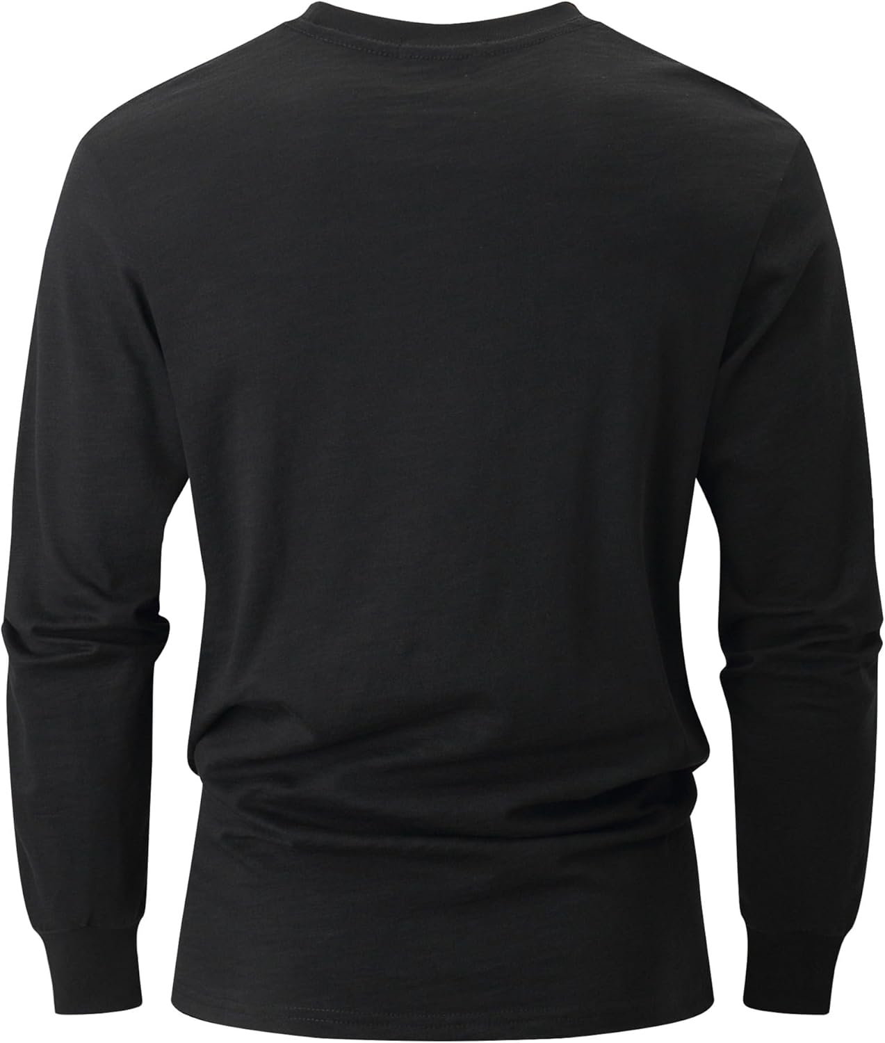 KLIEGOU Men's 100 Cotton Loose Fit Thick T-Shirt Heavy Weight Crewneck Tees for Men - Image 2