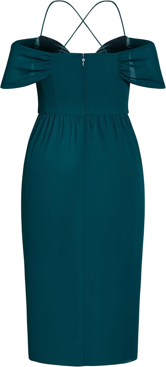City Chic Plus Size Dress - Entwine Maxi