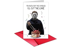 Funny Horror Movie Birthday Greeting Card