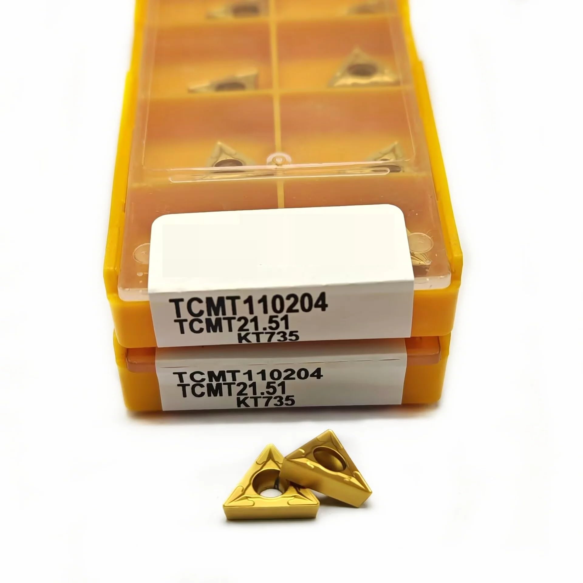 10 PZ Inserto In Metallo Duro Per Tornitura Utensile Per Tornio CNC Per DCMT0702 TCMT1102 Utensili Per Tornio(TCMT110204 KT735)