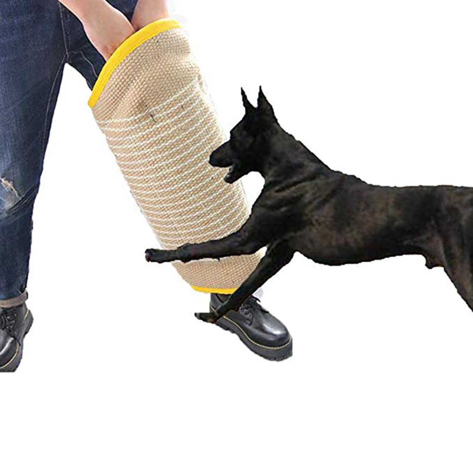 Manguitos Profesionales De Yute para El Adiestramiento De Perros Cachorros para El Entrenamiento del Perro De Trabajo Cachorro Pierna Mangas De Formación Fit Malinois Pastor Alemán Mastín