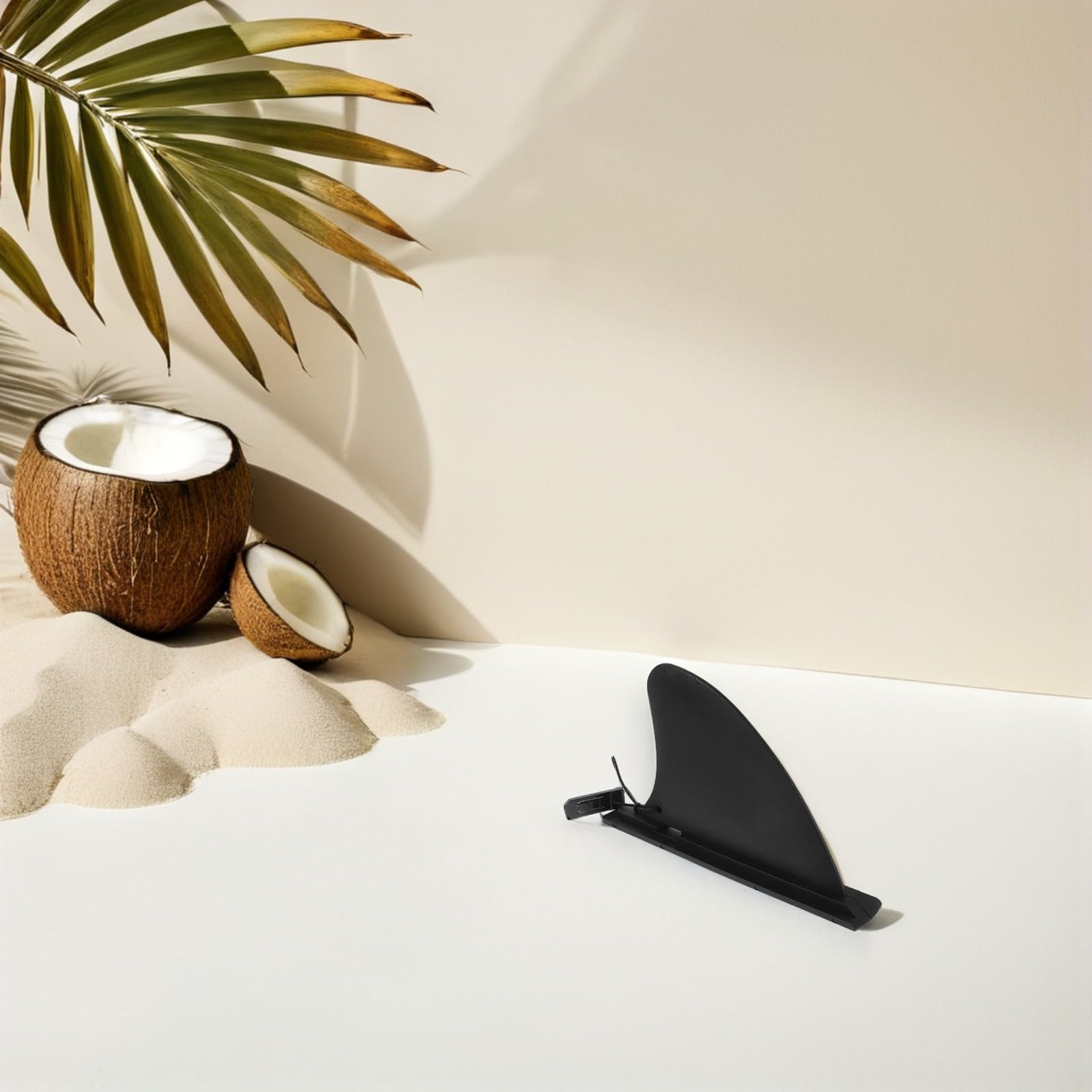 Mikikit Accesorios para Tablas de Paddle Surf y Kayak, Juego de 4 Aletas Desmontables de 4,5 Pulgadas, Diseño Hidrodinámico y Sistema de Fijación Rápida para Aguas Poco Profundas