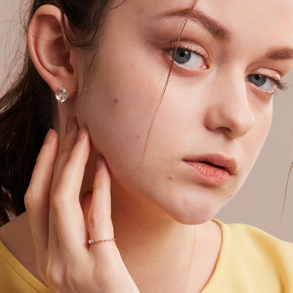 週末までの最安値ノジェス♡K10×オパール×ダイヤ0.03ctピンキー Pocket Ring】K10オパールピンキーリング｜ピンキーリング｜ノジェス