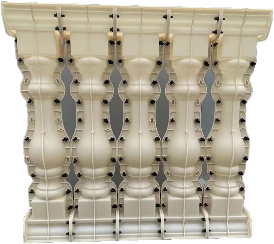 5 Per Meter ABS Terrace Casting Decorative handrail vase Column Concrete Fence Form Balustrade Mold