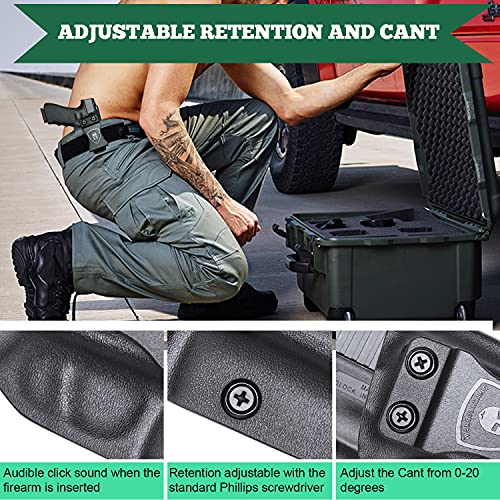 Sig P365 W/Tlr-6 Holster, Iwb Kydex Holsters Compatible With: Sig Sauer P365 / P365 Sas / P365Xl Tlr6 Pistol, Inside Waistband Concealed Carry For Men/Women, Adj. Cant & Retention, Right Hand #TOP5