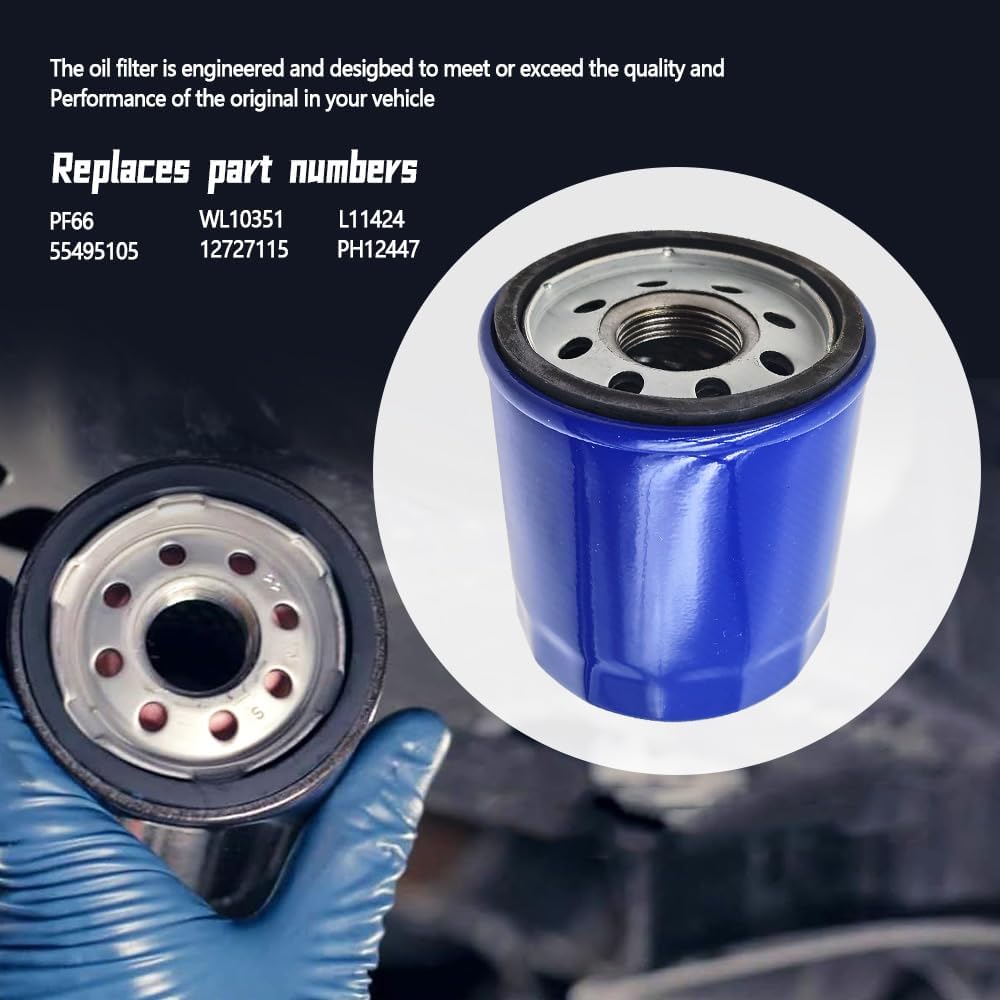 3.0L Duramax Filter Kit with TP1015 & PF66, 13508023, A3244C – Fuel, Oil, Cabin, Air Filters Compatible with 2020-2023 GMC Sierra/Yukon XL, Chevy Silverado 1500/Suburban/Tahoe