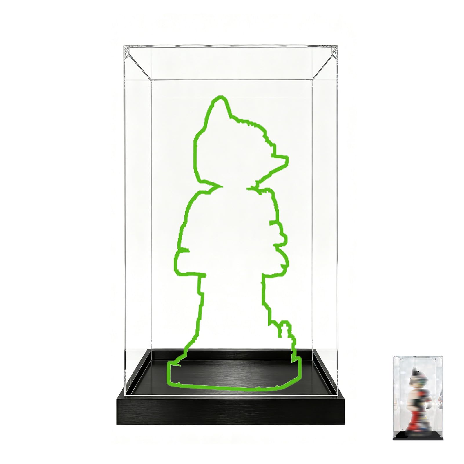 Acrylic Display Case Compatible with Lego 86203 Model, Dustproof Transparent Storage Box, Compatible with Lego 86203 (Model Not Included) (2mm)
