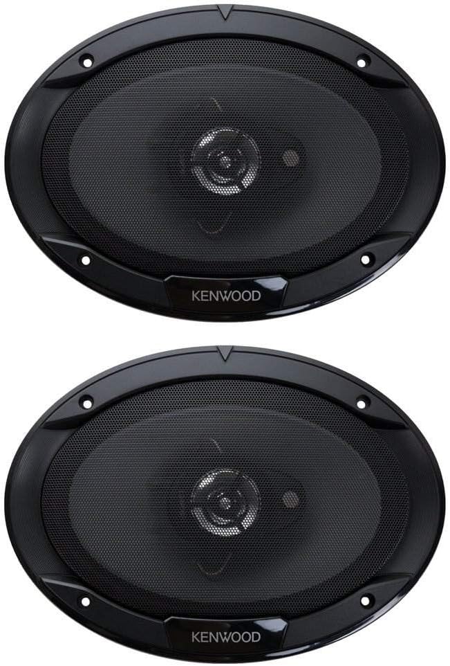Kenwood KFC-6966S Speaker 3-Way Automotive Wired Speaker (Black)