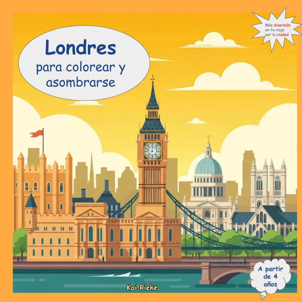 ¡Bienvenido a Londres – para colorear y maravillarse: Mi colorida guía de viaje para colorear, descubrir y reconocer