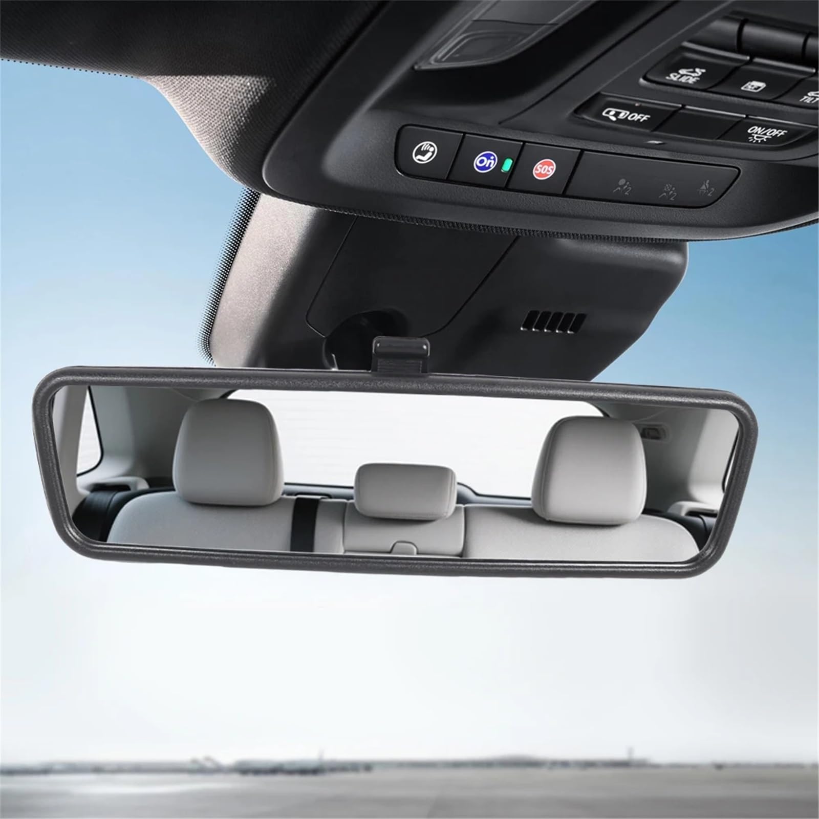 Retrovisor Interior Espejo Interior Ajustable Compatible Con Subaru Para Forester 2014-2021 Para Tribeca 2008-2014 Espejo De Parabrisas De Coche 96321-2DR0A