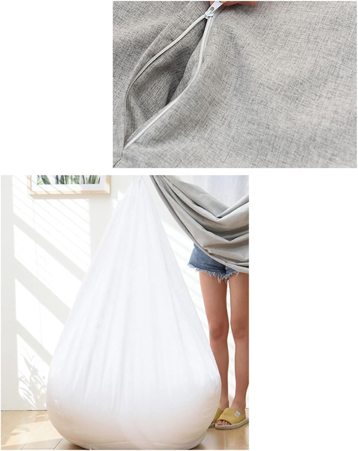 ビーズクッション 座布団 80*90 ソファー 座椅子 人をダメにするソファ もちもち 疲労を軽減 洗えるカバー 取り外し可能 ブル