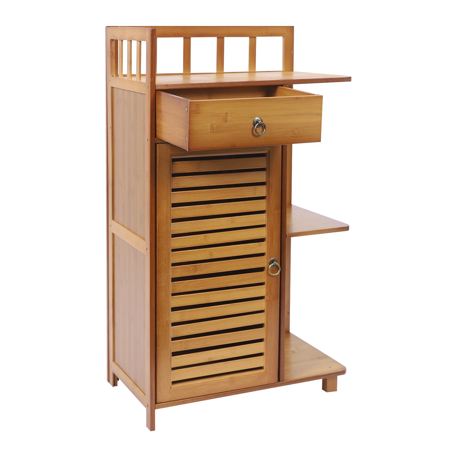 Armadietto multiuso con cassetto, per soggiorno, camera da letto, cucina, studio, 50 x 30 x 88 cm