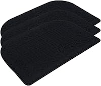 Vista 49 de COSY HOMEER alfombras de cocina antifatiga de 32x20 pulgadas, hechas de 100% polipropileno, semirredondas, antideslizantes y lavables a máquina, 2