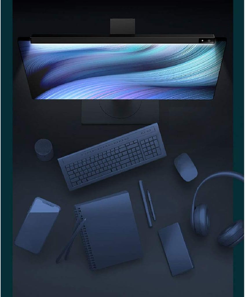 Stepless Dimming Touch Led Desk Lamp for Computer Pc Monitor Screen Bar Hanging Light Reading USB Powered Lamp