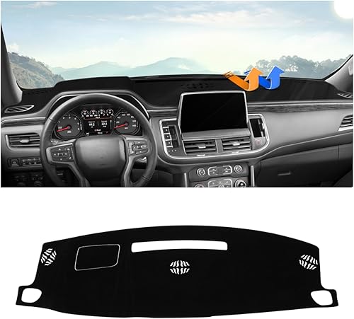 Vista 13 de Autorder Cubierta de Alfombrilla del Tablero para Chevy Silverado Sierra 2007-2013, Chevy Tahoe Suburban Denali Avalanche y GMC Yukon/XL 2007-2014