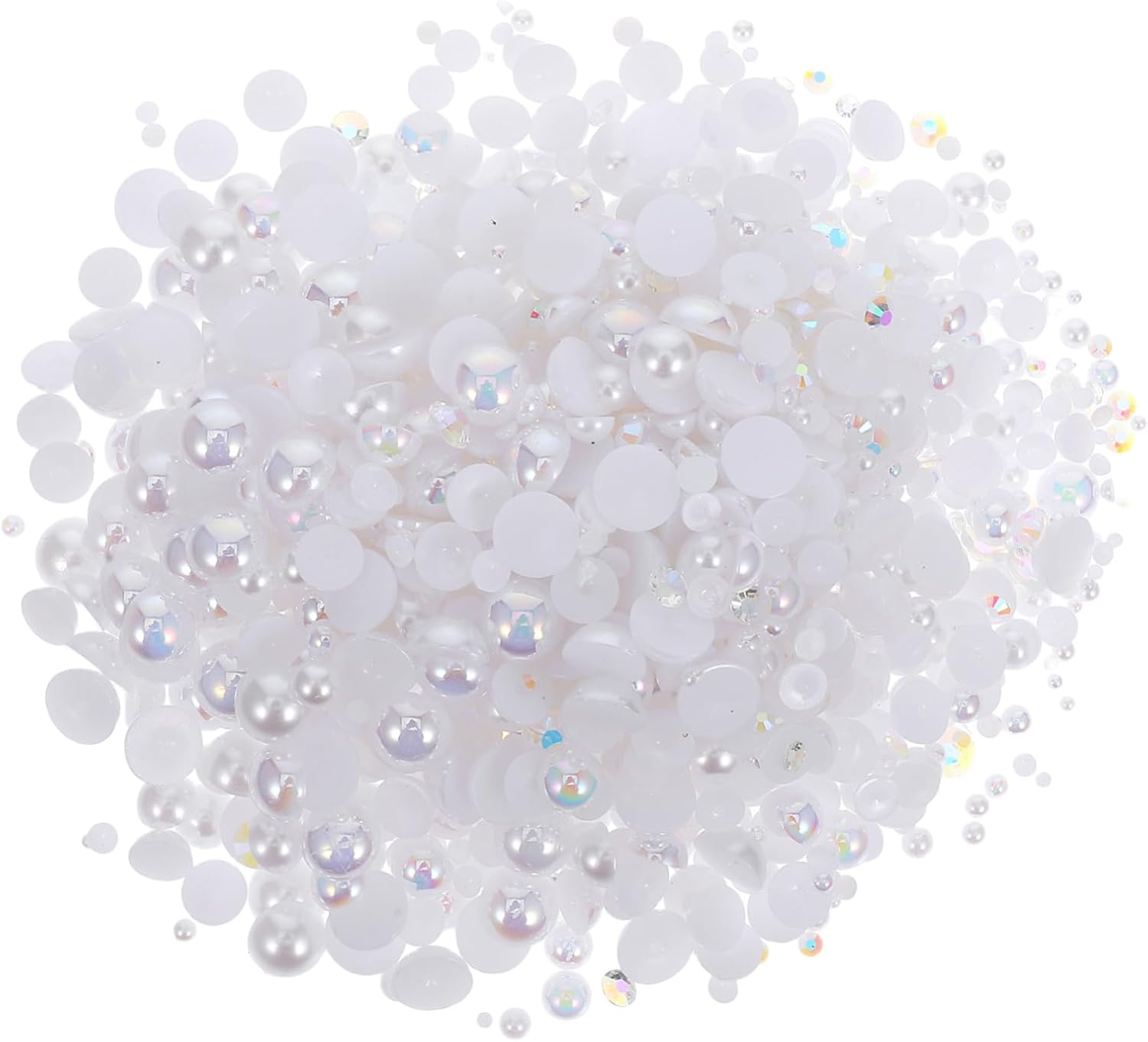 jojofuny 1pack Flatback Resin Rhinestones and Half Round Faux for Crafting Nail Art Shoes Clothing and Phone Cases Mixed Design for Easy Application and Intricate Embellishments
