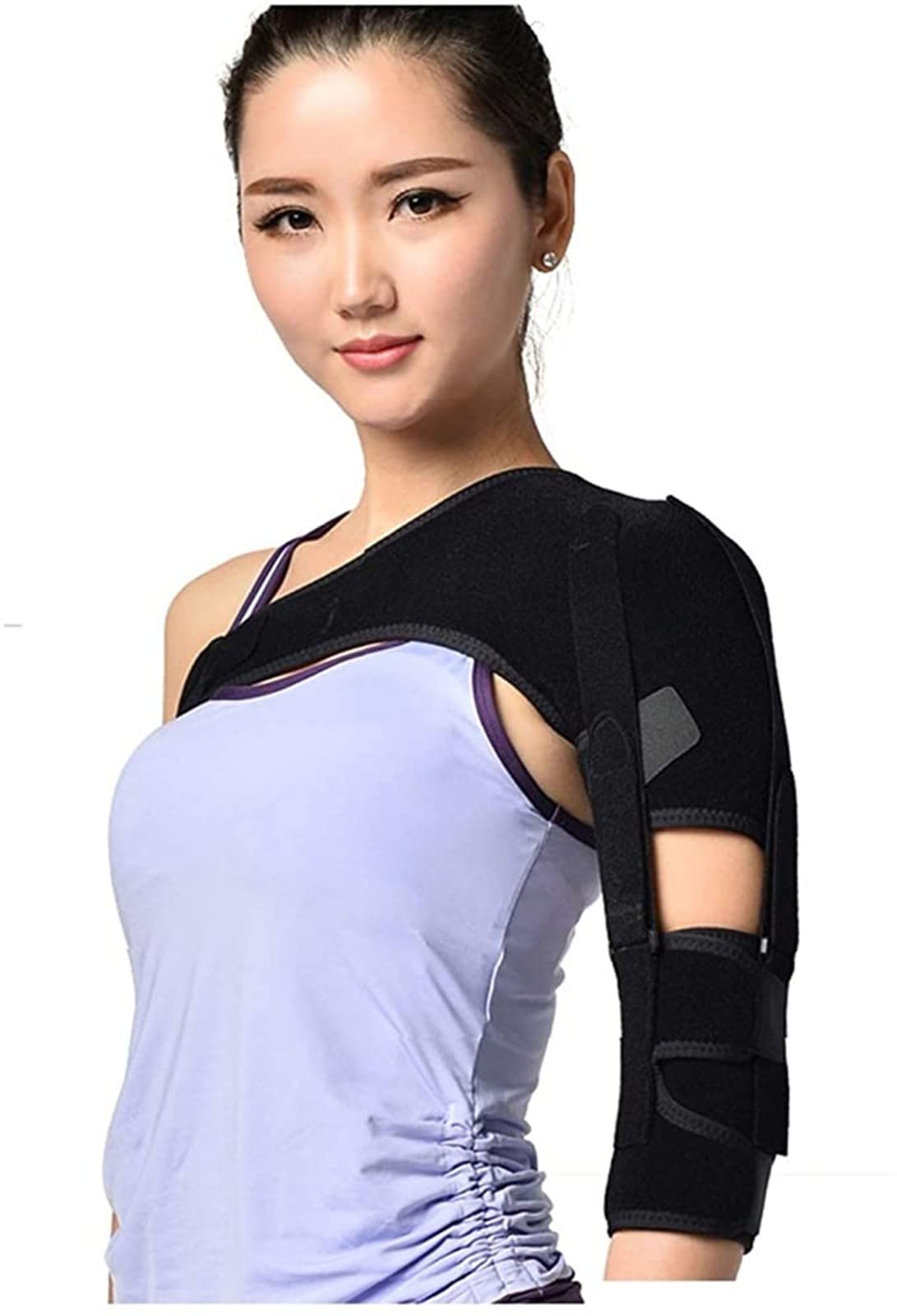Shoulder Support Shoulder Brace for Women Men Sleeve Wrap for Shoulder Stability and Recovery Fits Left and Right
