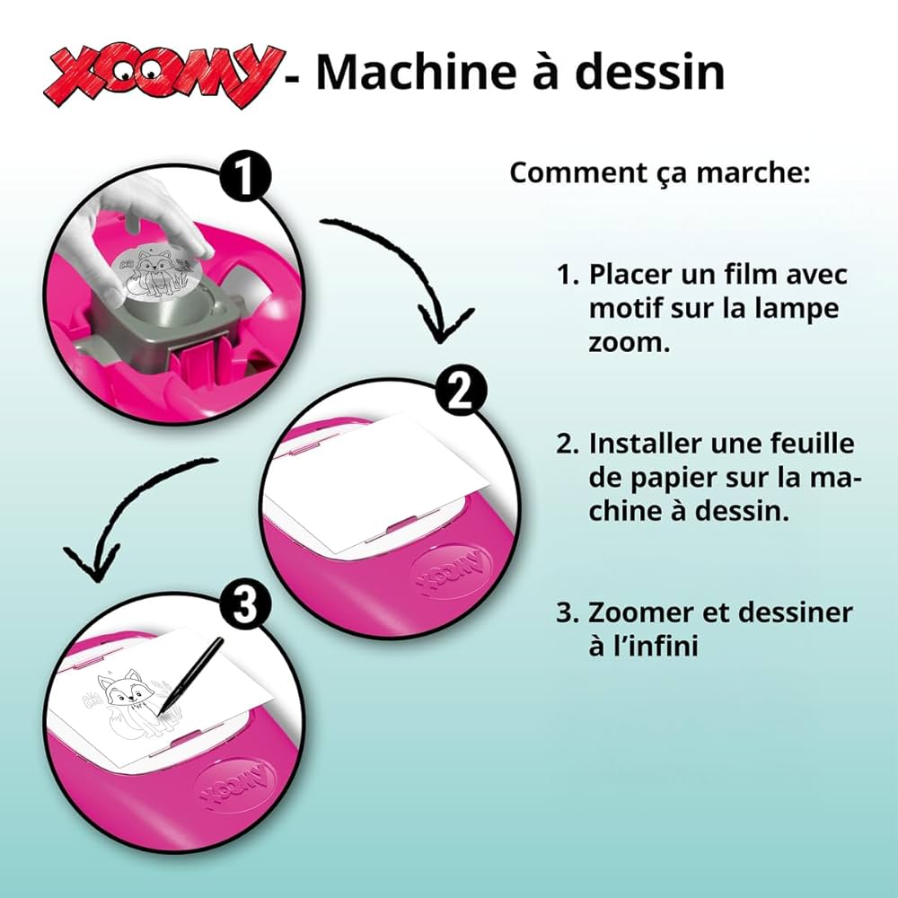 Ravensburger Xoomy Maxi With Drawing Roll 6.5 M U2013 Drawing Table U2013 Creative Hobby U2013 Unisex U2013 Children U2013 Creative Activity U2013 Ages 6 And Above U2013 18142 U2013 French Version, Multicoloured, A4