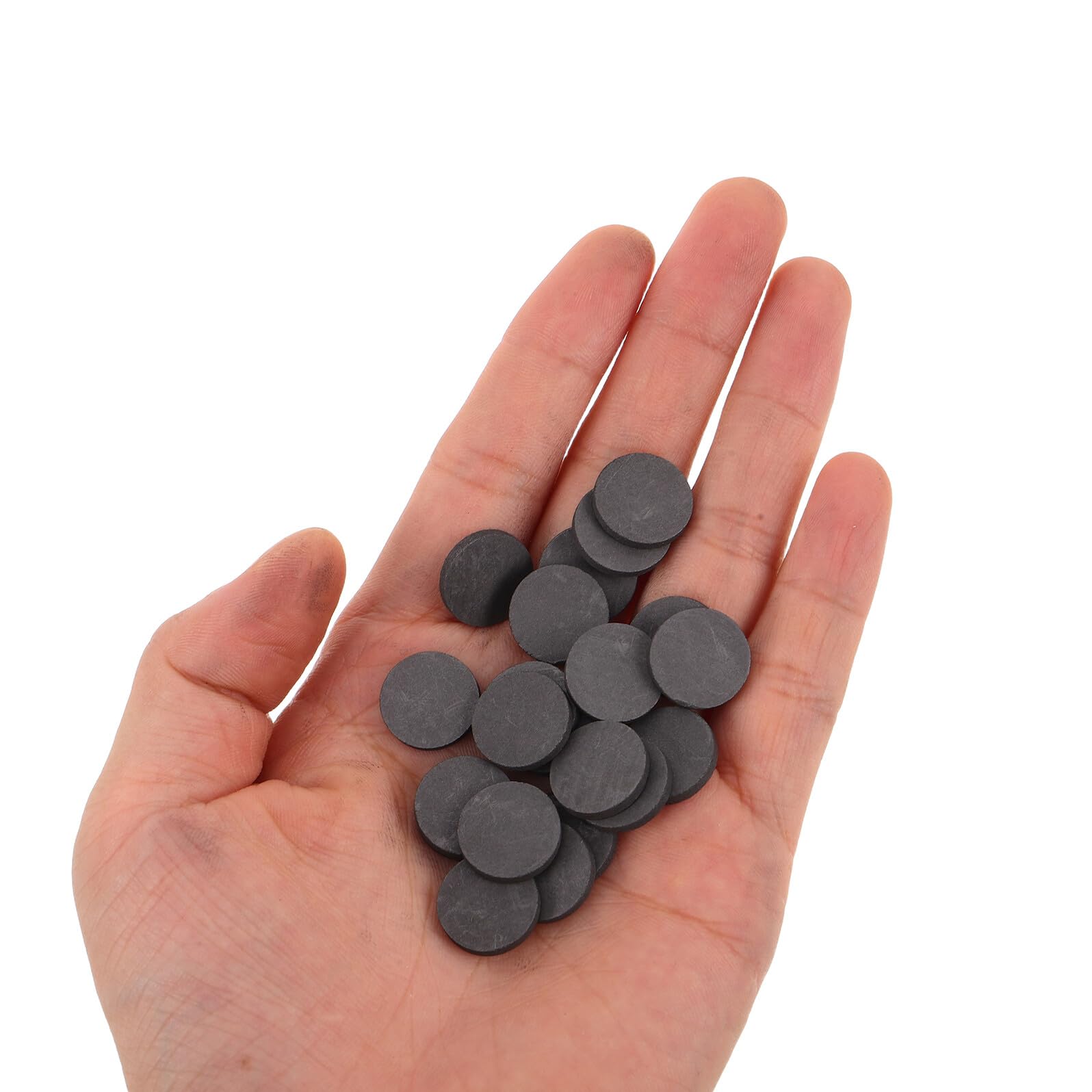 10 Stück Runde Graphitscheibe aus Schwarzem Graphit mit Effizienter Wärmeisolierung und Leitfähigkeit für Halbleiterindustrie und Laboranwendung 30 X 5mm