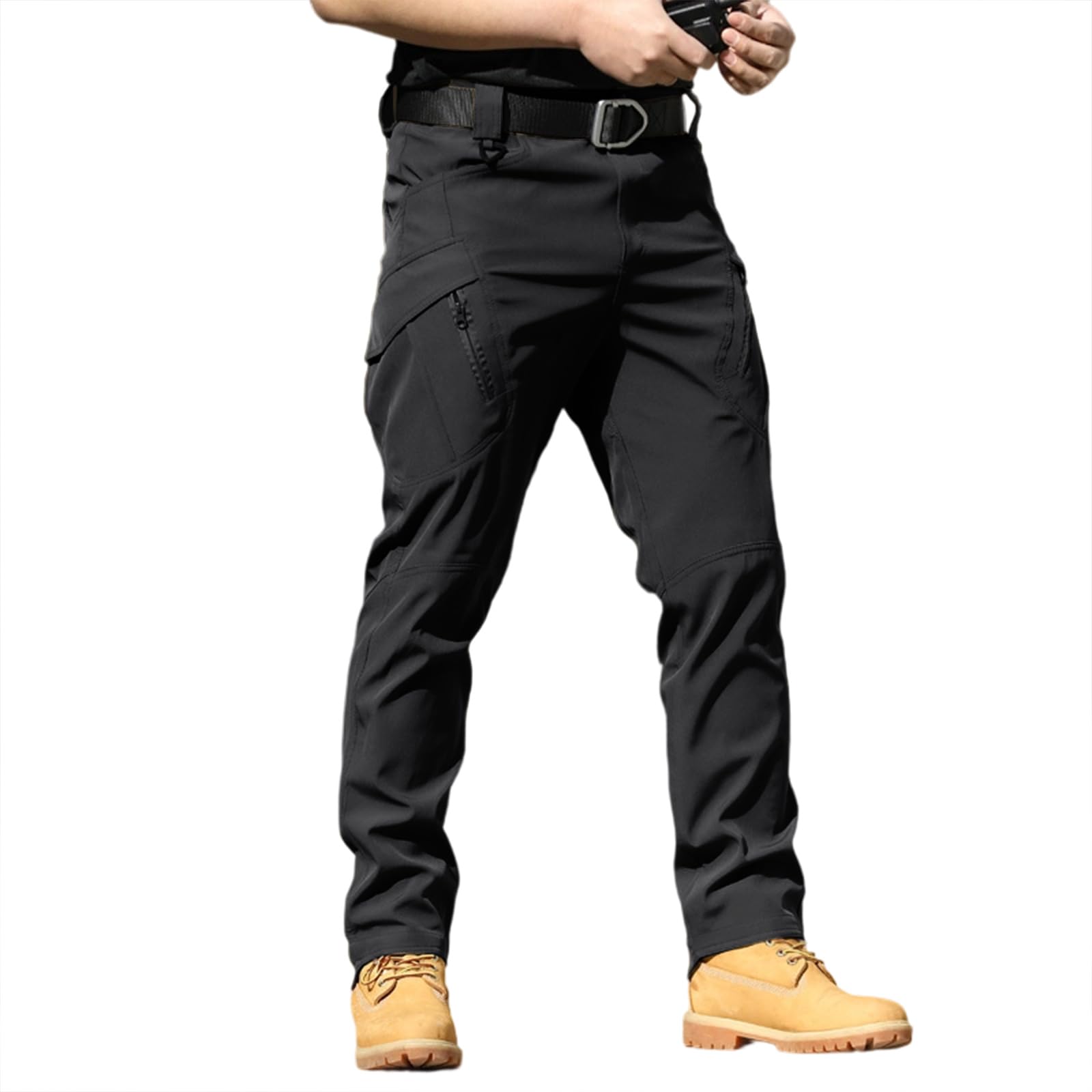 Utility Pants Men Big and Tall Water Resistant Work Pants Stretch Flex Camo Waterproof Tactical Pant with Pockets