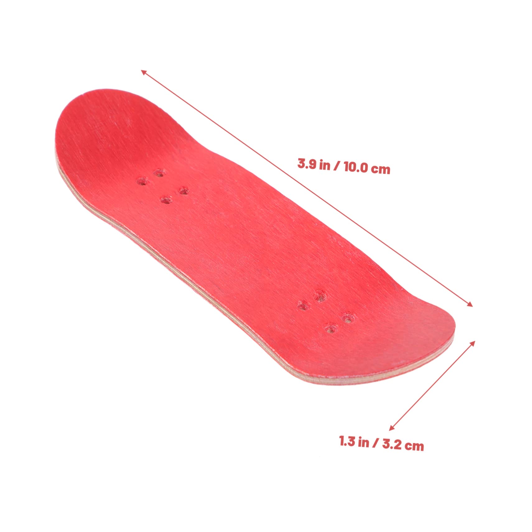 Toddmomy Deck 100 * 34mm Mini Skateboard Boys and Girls Birthday Wooden Finger Skateboard