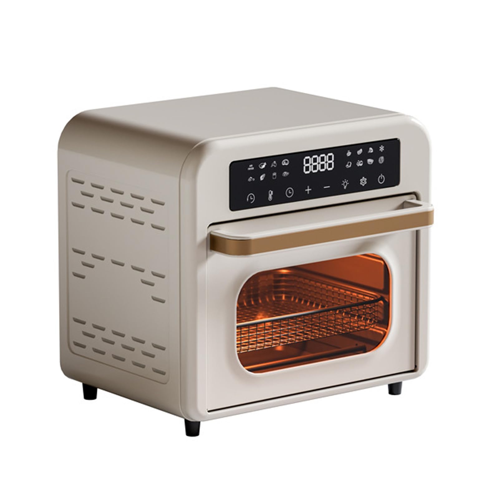 Wielofunkcyjny piekarnik elektryczny, domowy piekarnik elektryczny 15 l Wizualne pieczenie Piekarnik elektryczny Regulacja temperatury 0-230°c Odporny na wysokie temperatury i łatwy do czyszczeni