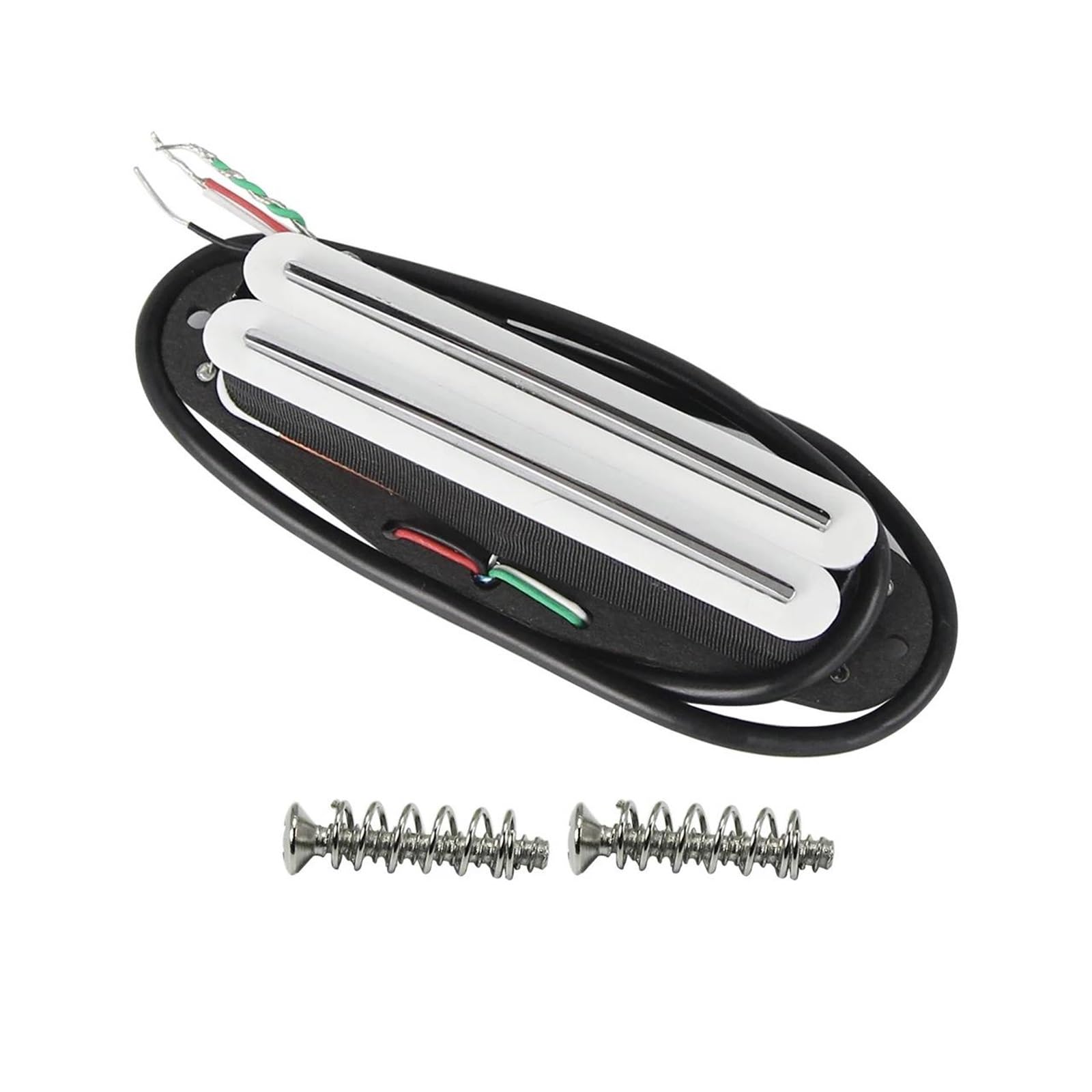 Micro de cou double piste 6K Alnico 5 blanc pour guitare électrique