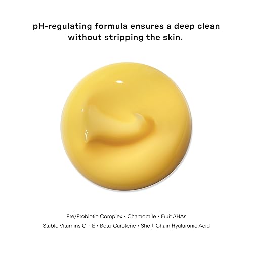 Miniatura 3 de U Beauty The MANTLE Skin Conditioning Wash - Hydrating Facial Cleanser & Makeup Remover with Vitamin C + E, Fruit AHAs, and Hyaluronic Acid for