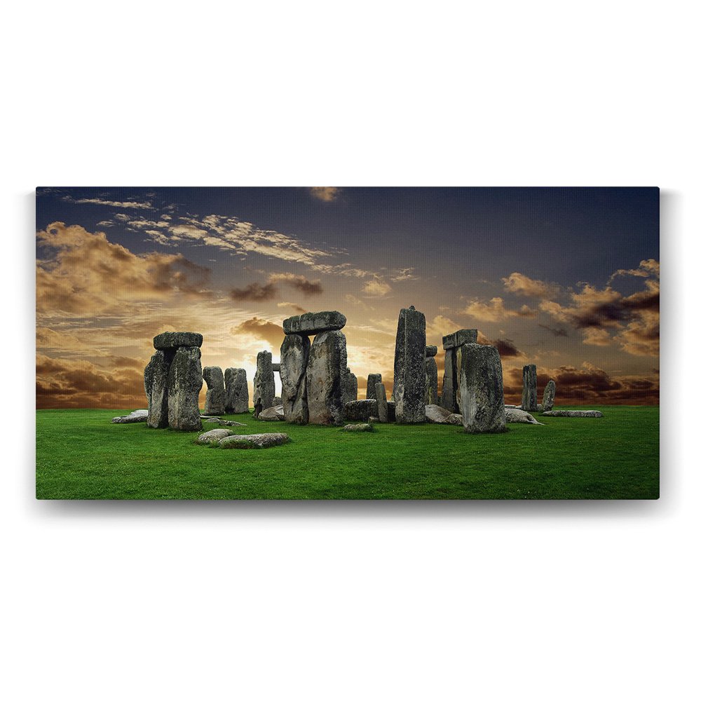 Stonehenge Taşları Tablosu - 160x80cm