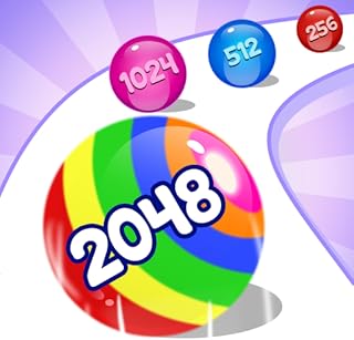 Ball Run 2048 - Merge Race 2248: Number Puzzle Run 2048 -Color Ball Roll Match Puzzle Game Ball Fun Race Magic Switch Color road- Ball 2048 Run Game
