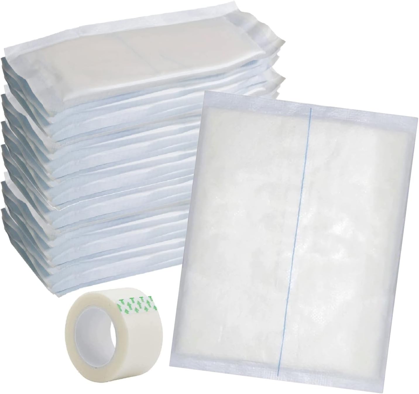 ABD Combine Abdominal Pads 8x10 [20 Pack] High Absorbency Sterile Individually Wrapped 8''x10