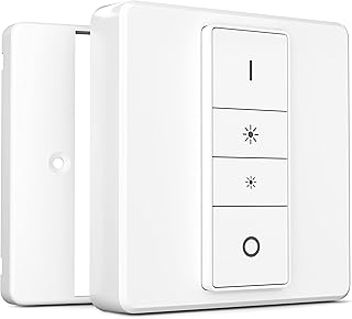 IYOKI® Classic Hue Switch Cover for Philips Hue Dimmer V1, Hue Remote Light Switch Plate, 1-Gang (1-Pack)