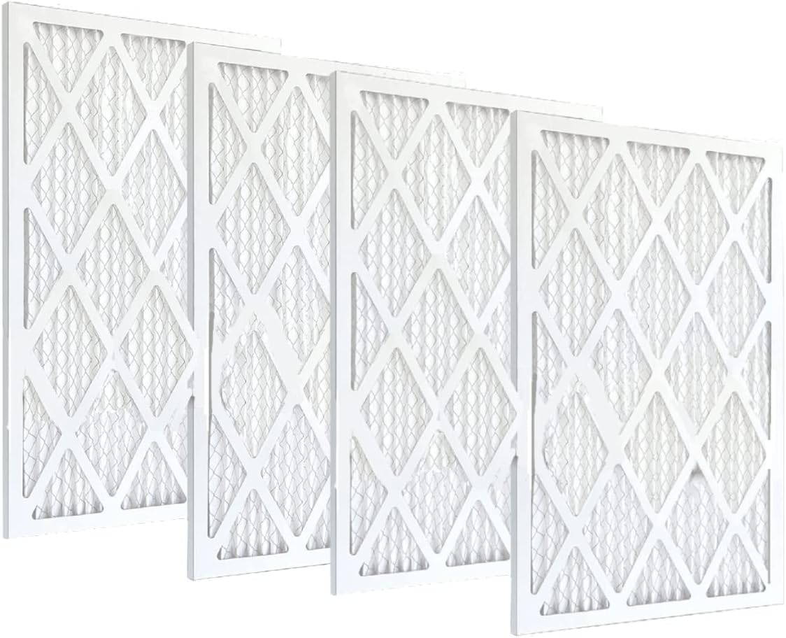 Accumulair Gold 17x21x1 High-Efficiency Pleated Replacement AC/Furnace Air Filter, MERV 8, Pack-4