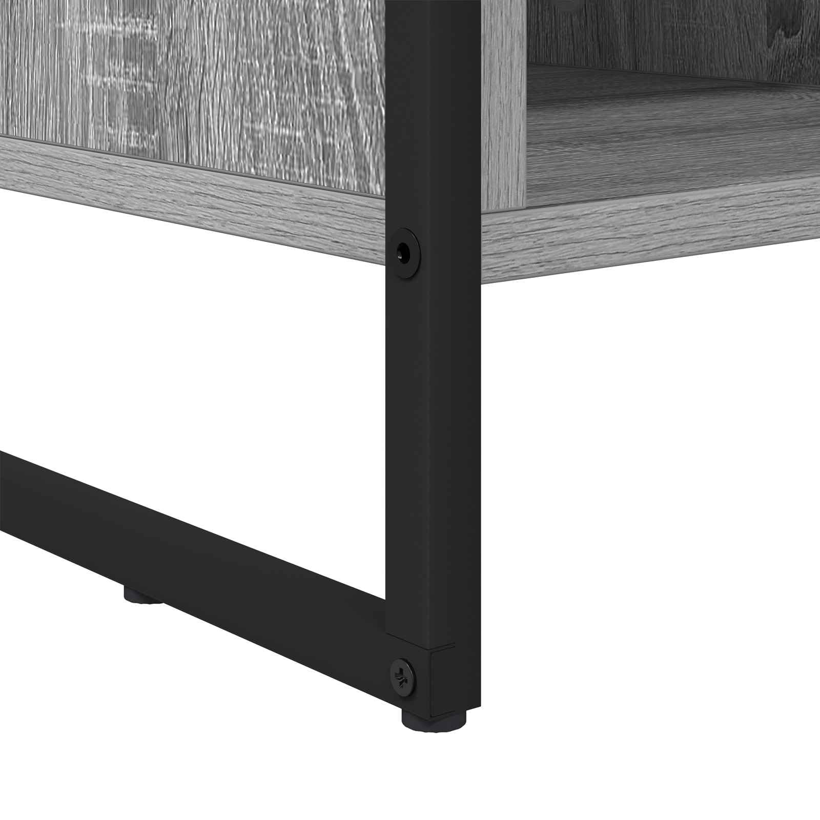 Schuhschrank Graues Sonoma Holzwerkstoff 60 x 35 x 44 cm, platzsparendes Schuhregal mit Klapptüren, Stabiler Schuhständer für Flur, Diele, Schlafzimmer, Organizer und Aufbewahrung