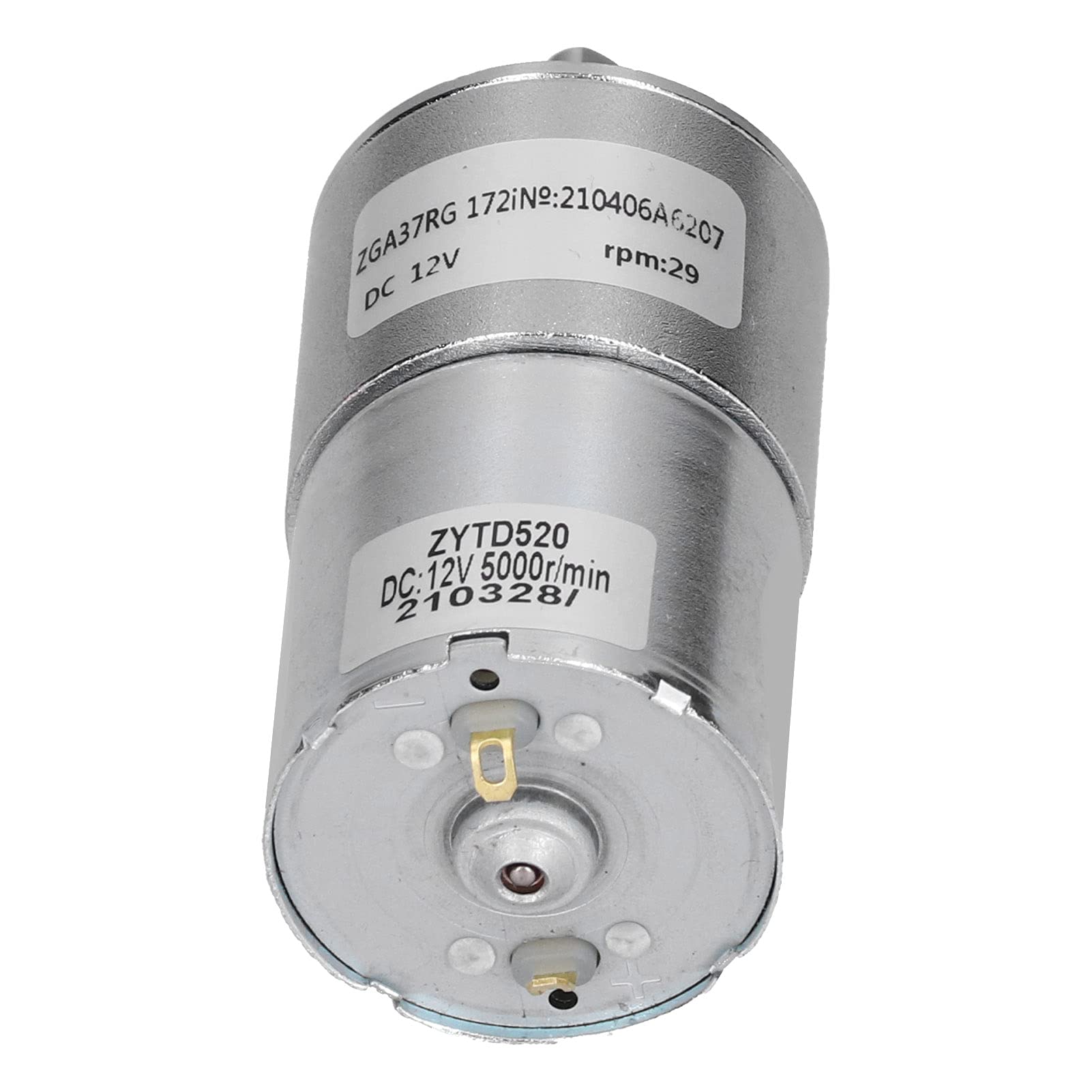 Electric Motor, DC 12V Low Noise Micro Reduction Motor Micro Speed for Currency Detectors for Vending Equipment(ZGA37RG 29R-12V)-picture-22