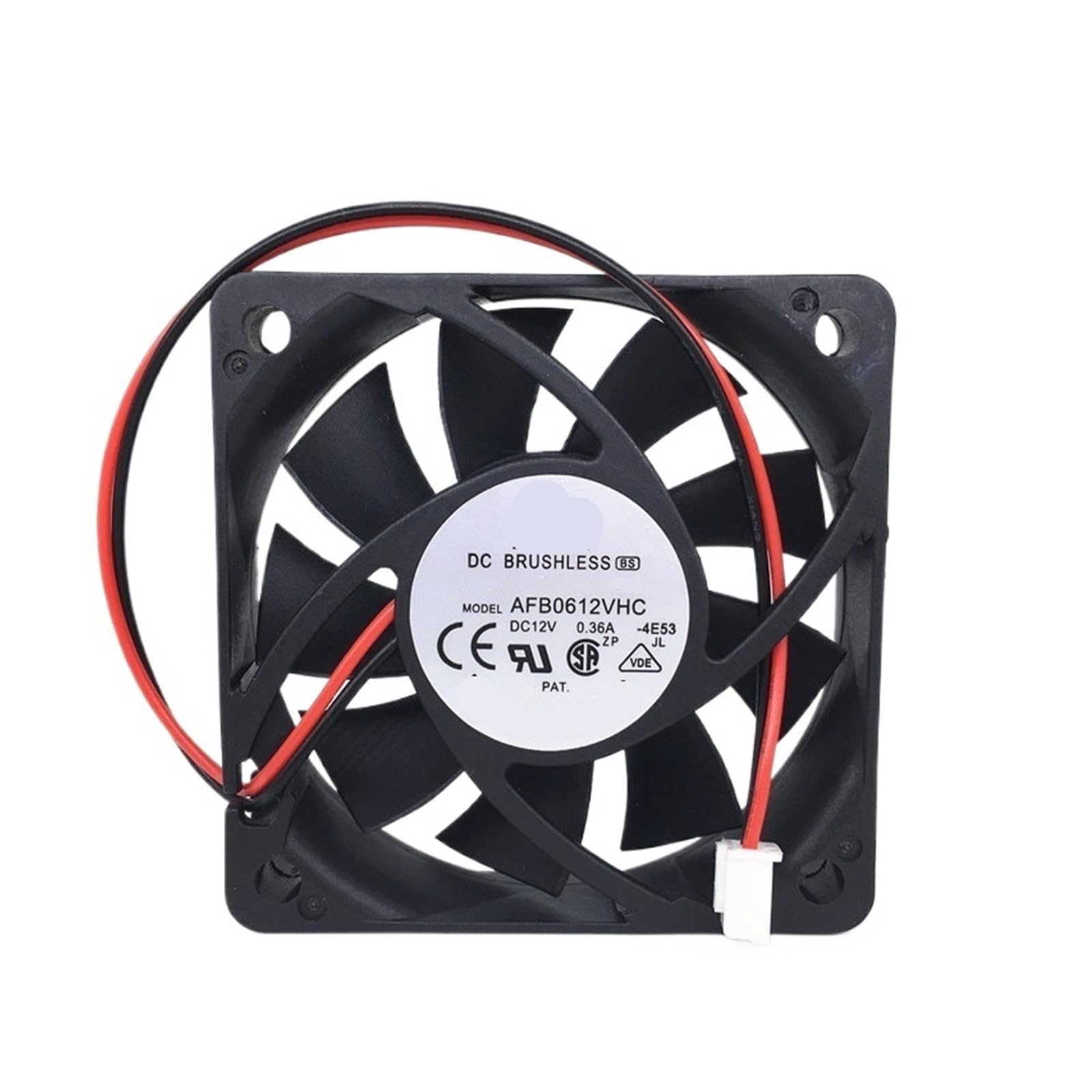 UITGVDQAT AFB0612VHC Cooling Fan 12VDC 0.36A 60x60x13mm(Wire Leads - 2)