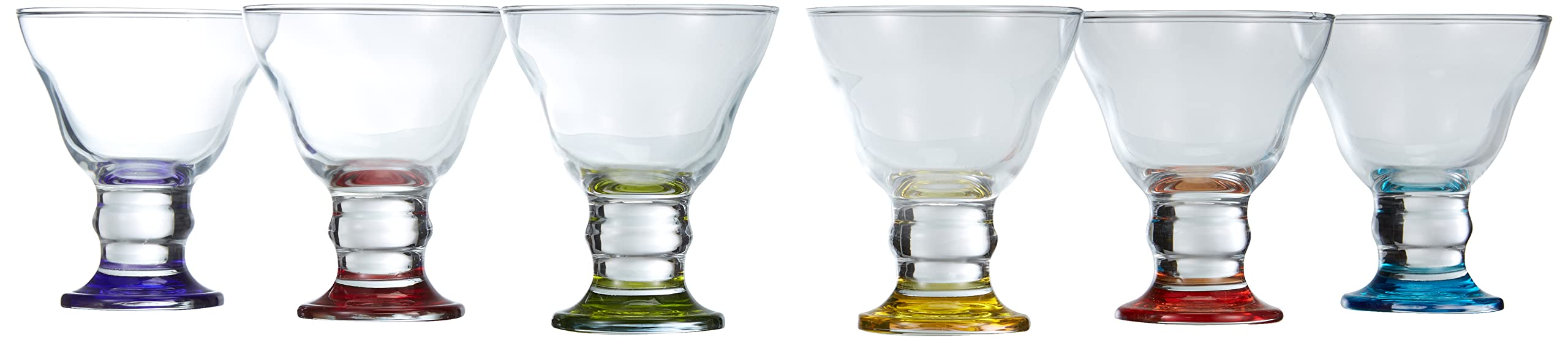 lav Ice Cream Cup Painted Set of 6 | Colorful and Stylish Design | Perfect for Serving Ice Cream, Desserts, and Snacks | Ideal for Home, Parties, and Special Occasions | 255cc | 8.75 oz