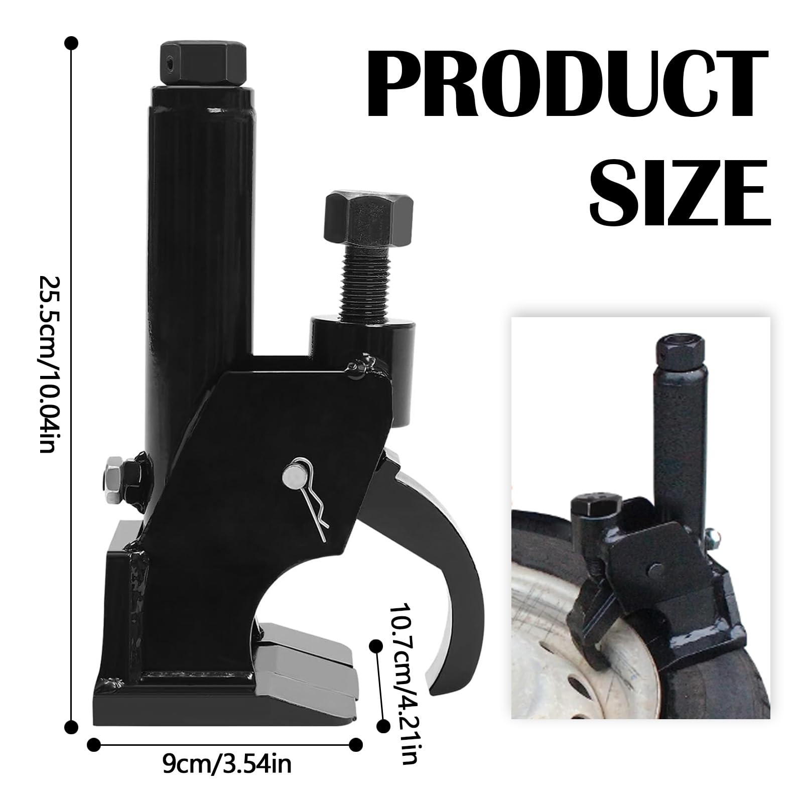 Desmontadora de Neumáticos Manual, Extractor de Talones para Neumáticos de 96,5cm - 106,7cm Herramienta para Cambiar Neumáticos para Camiones Tractores Automóviles Neumáticos