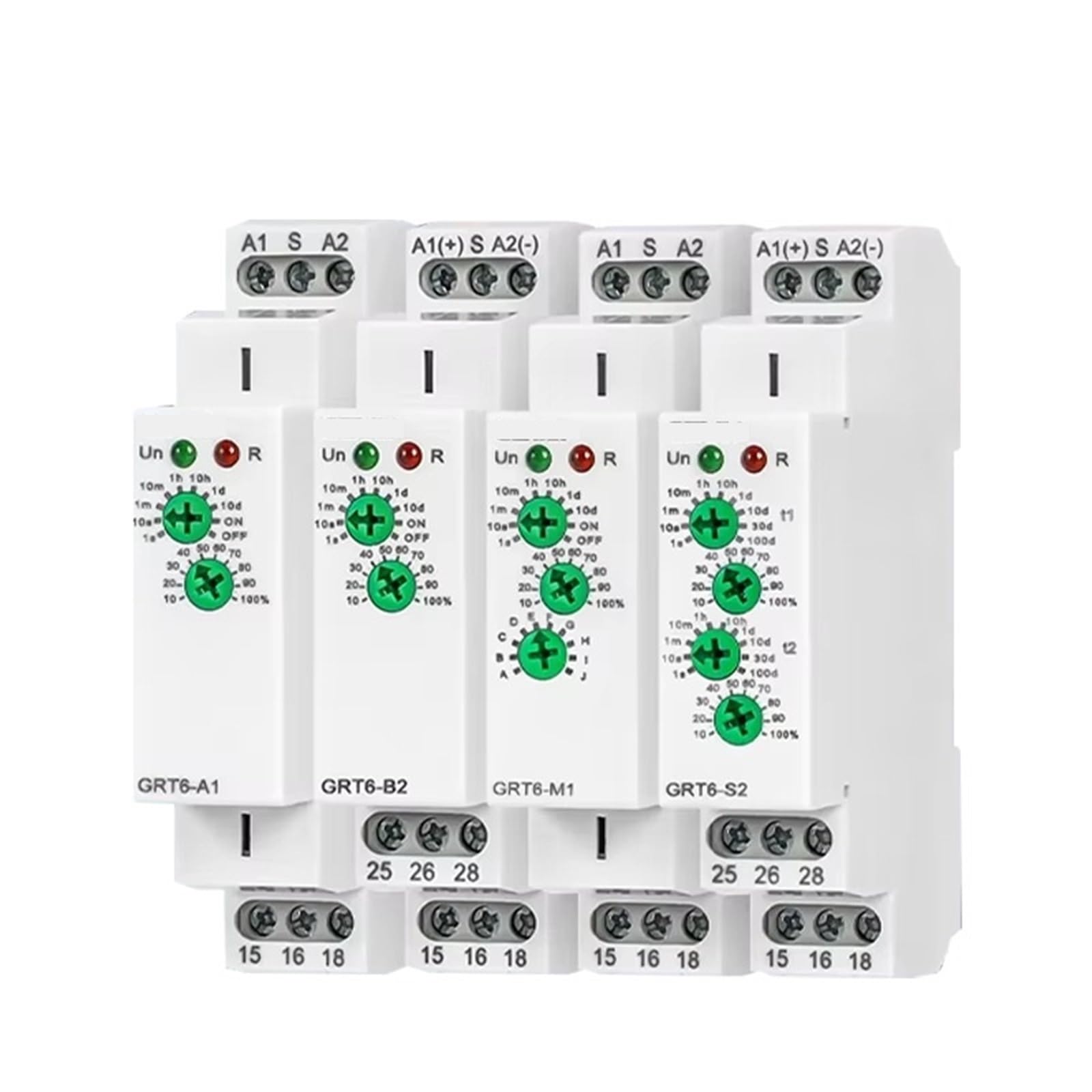 Relais GRT6-S1 AC230V résout vos pannes de minuterie avec délai marche arrêt réglable
