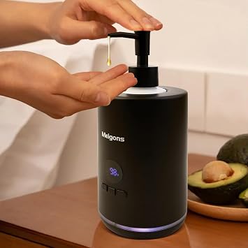 Oil Warmer for Massage, Body Lotion Heater with Two Oil Bottle Dispenser | Constant Temperature for Spa, Salon and Barber Shops