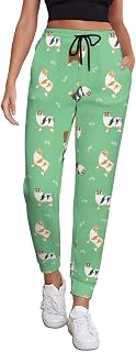 Australian Shepherd Women's Casual Sweatpants Athletic Joggers Lounge Pants with Pockets